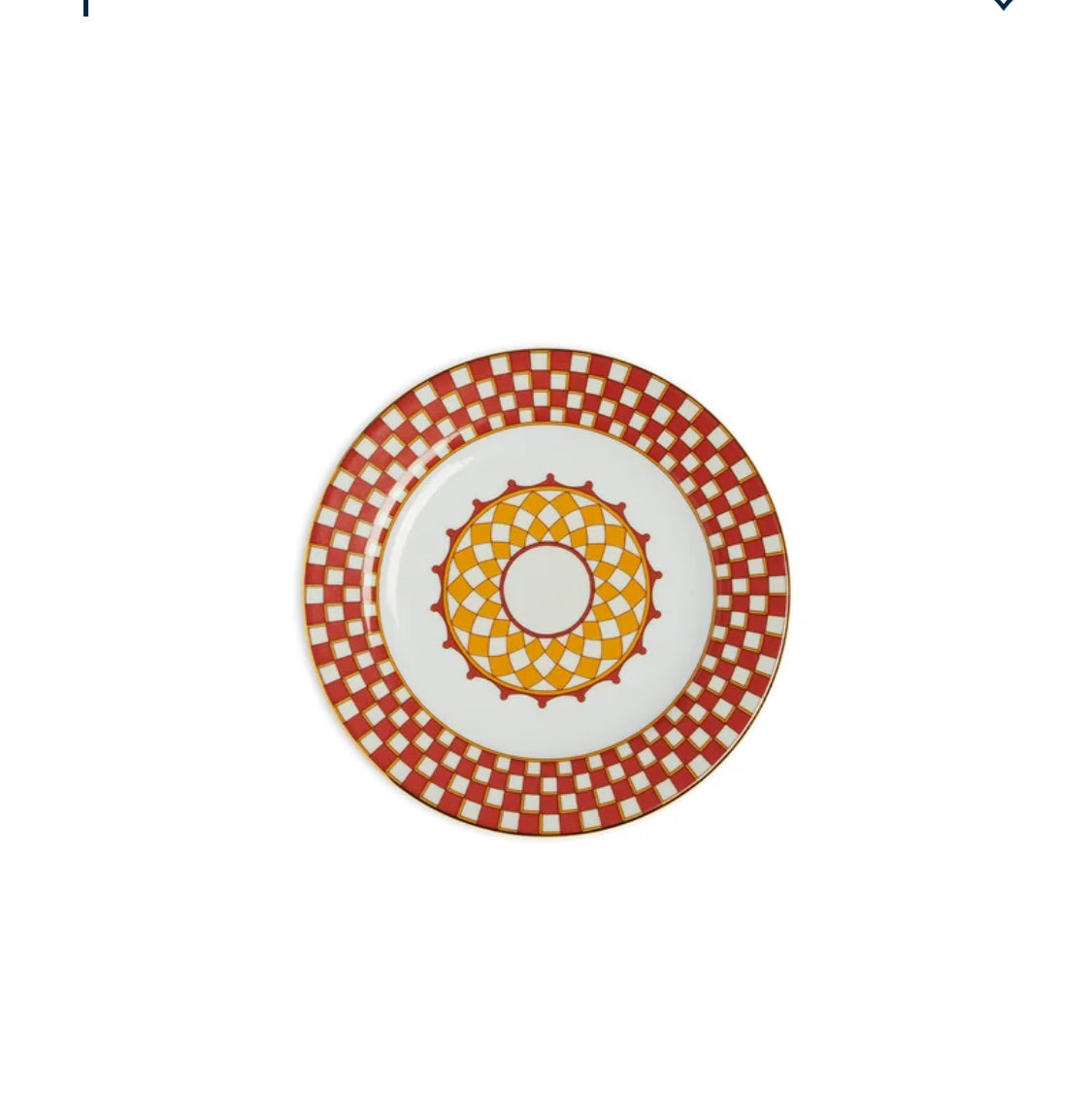 Dessert Plates Set Of 4 Solar Multicolor in Porcelain