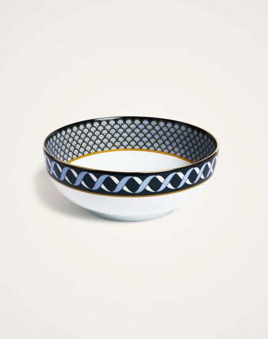 Serving Bowl Odysseus Midnight Blue in Porcelain