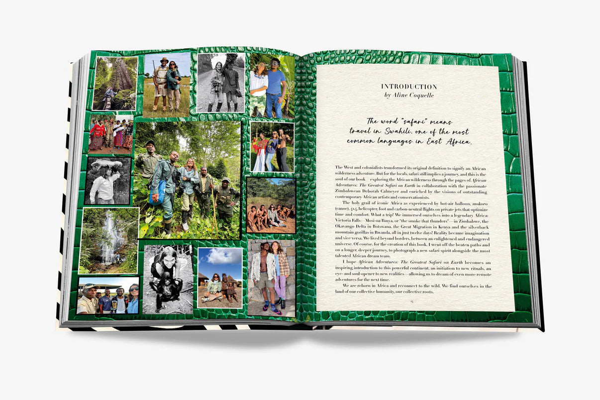 Coffee table book AFRICAN ADVENTURES: THE GREATEST SAFARI ON EARTH