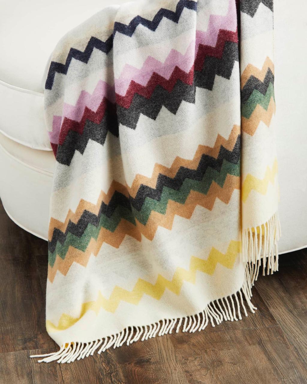 Clifford plaid throw