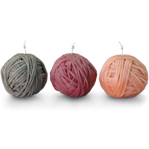 Gomitolo Candle 3 Piece Set
