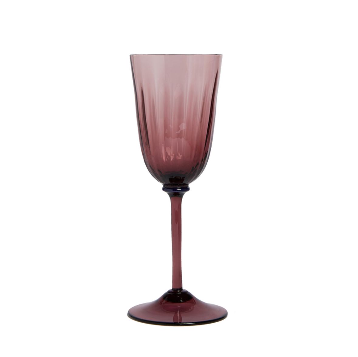 Rainbow in Murano Glass Wine Rainbow Glasses Set Of 8