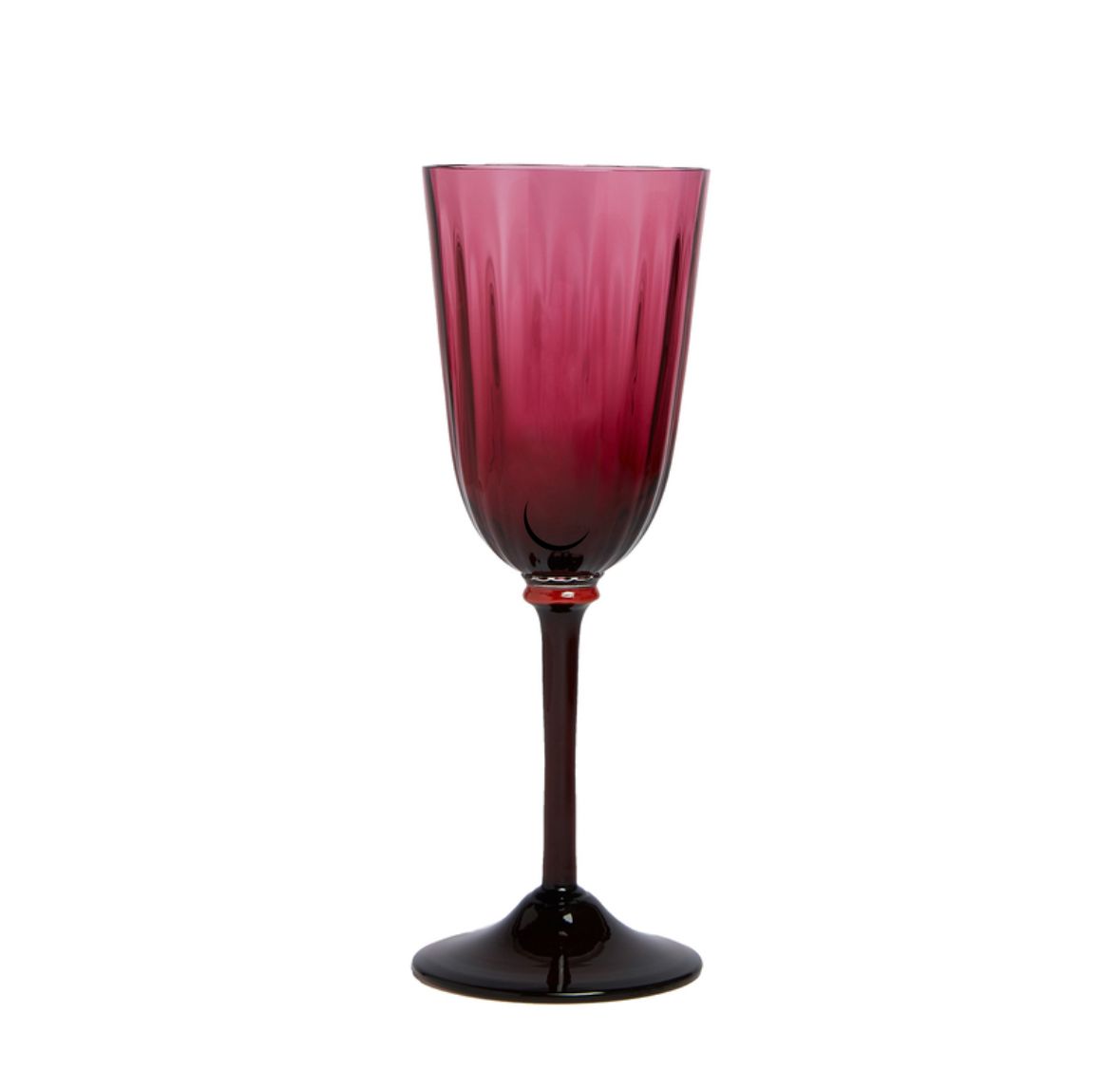 Rainbow in Murano Glass Wine Rainbow Glasses Set Of 8