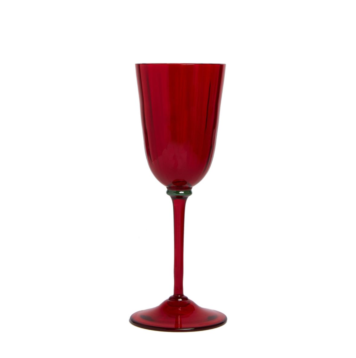 Rainbow in Murano Glass Wine Rainbow Glasses Set Of 8