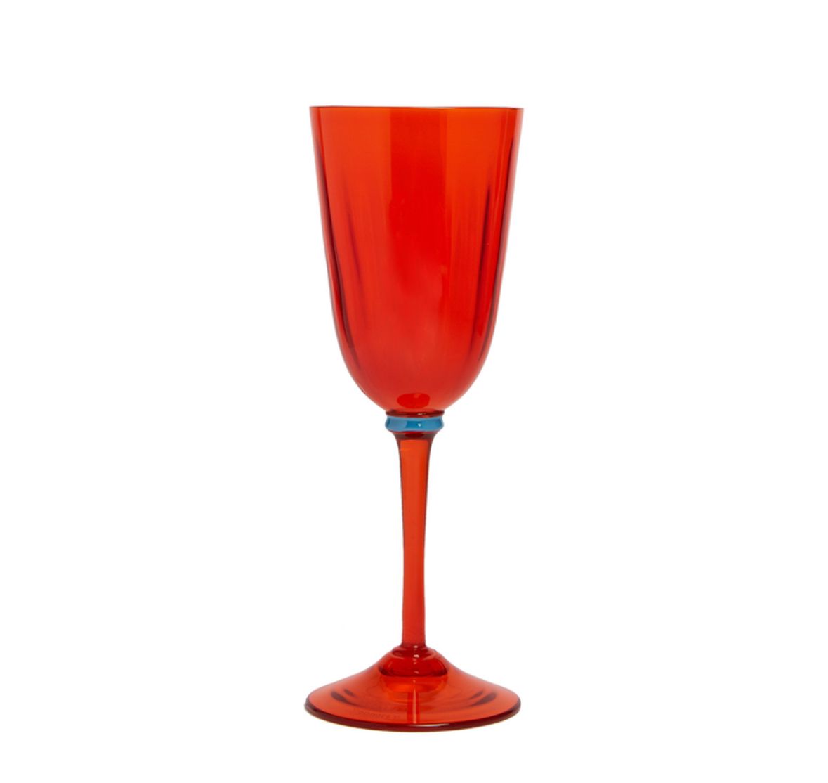 Rainbow in Murano Glass Wine Rainbow Glasses Set Of 8