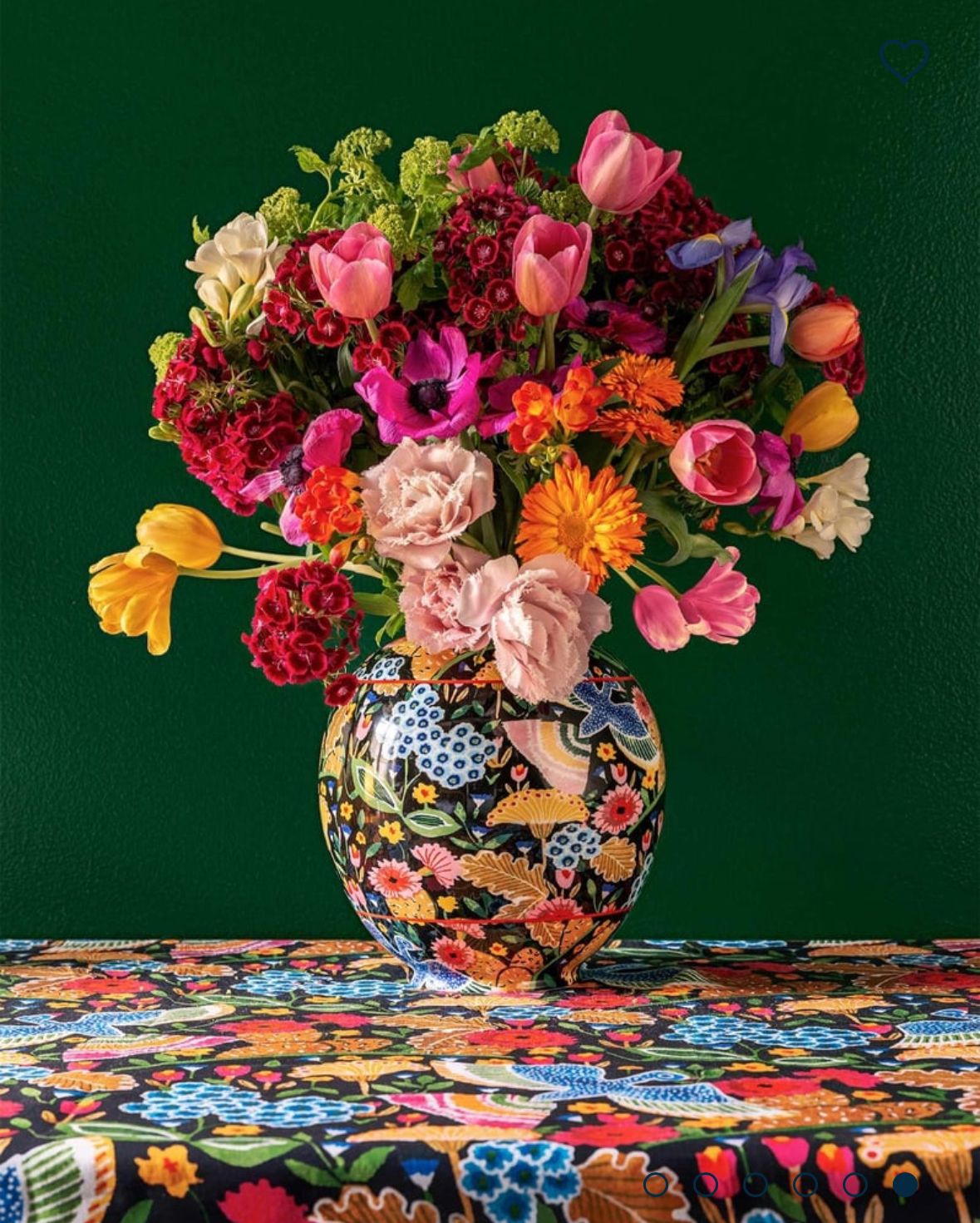 Colombo Nero in Porcelain Big Bubble Vase