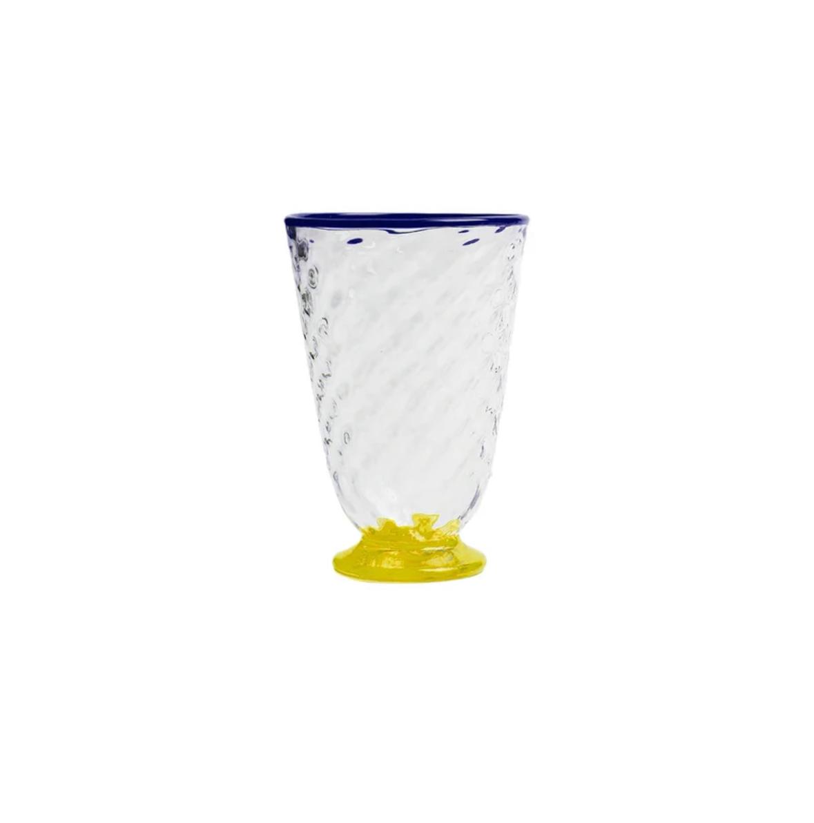 Multicolor in Murano Glass Quilted Glasses Set Of 4
