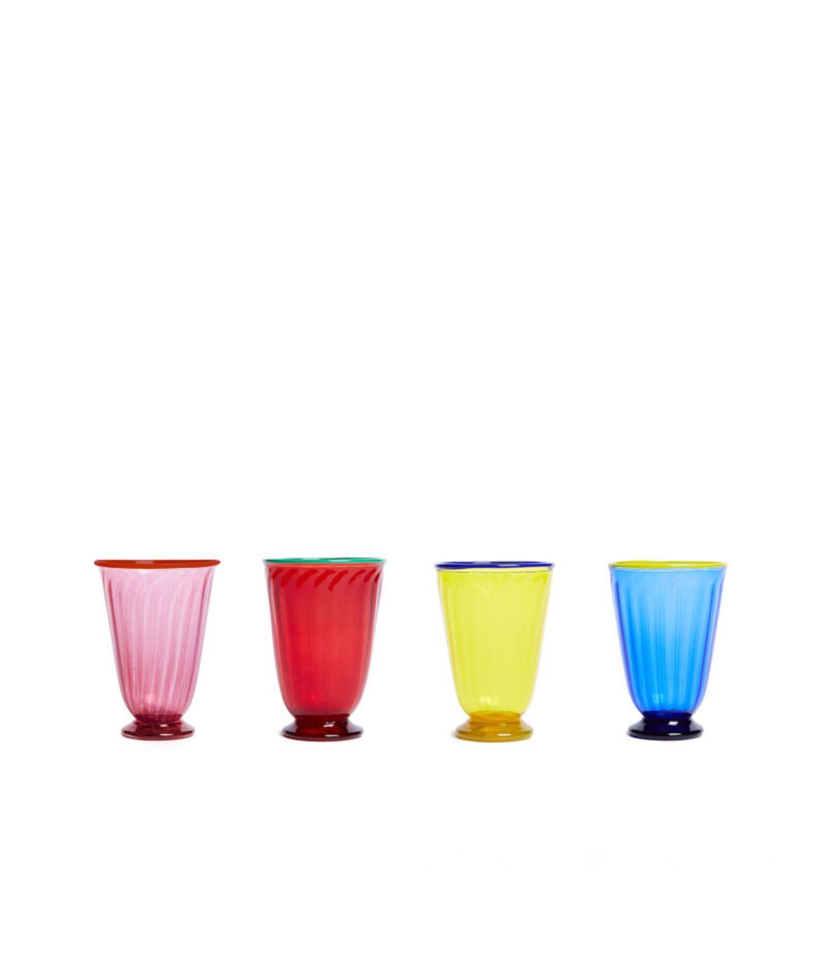Rainbow in Glass Rainbow Glass Set of 4