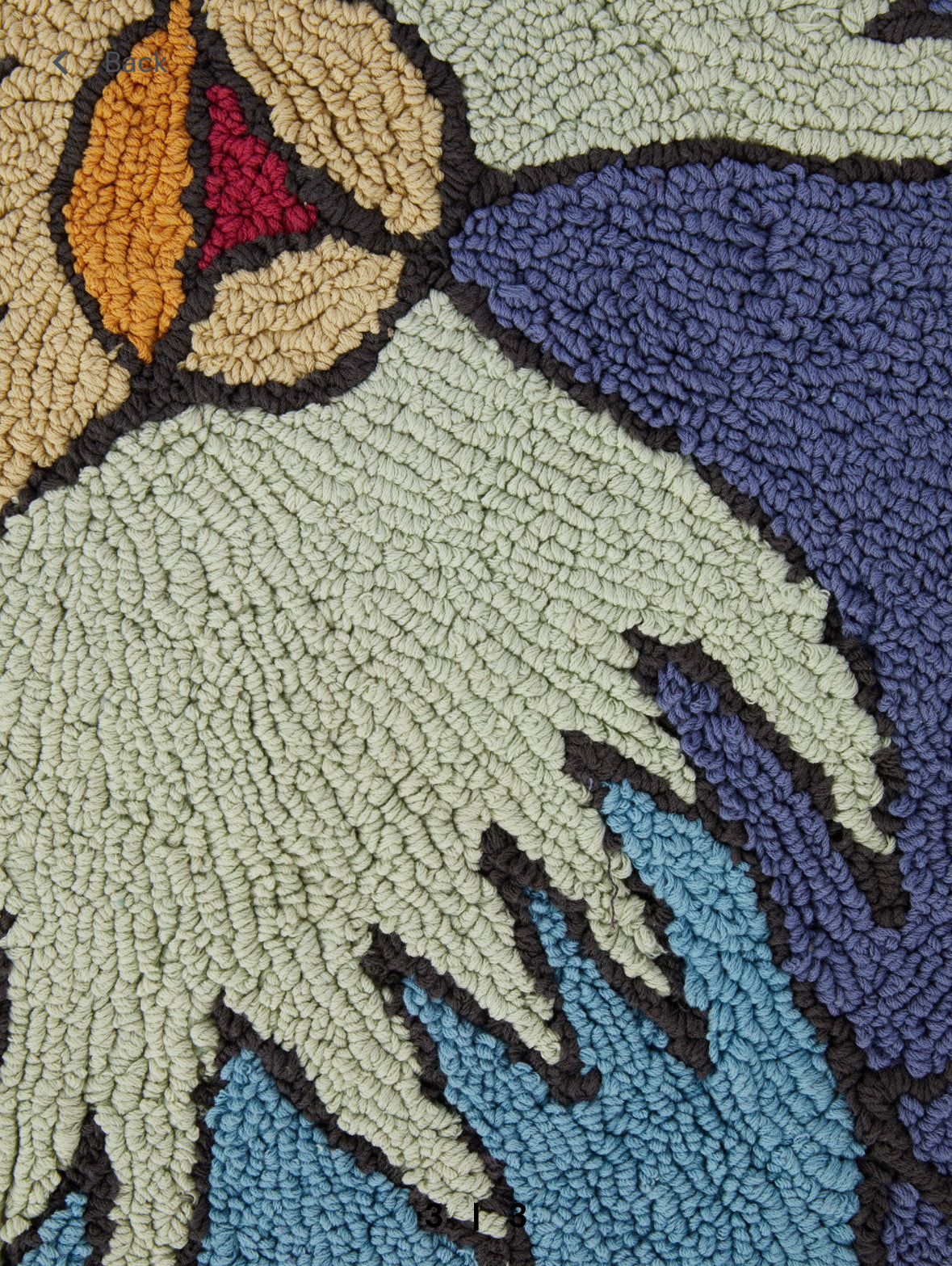 Parma Bath Mat 80 Blue