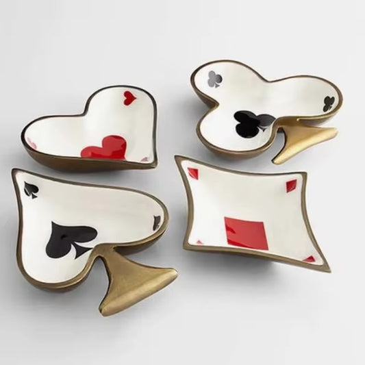 Nuts Card plates set of 4