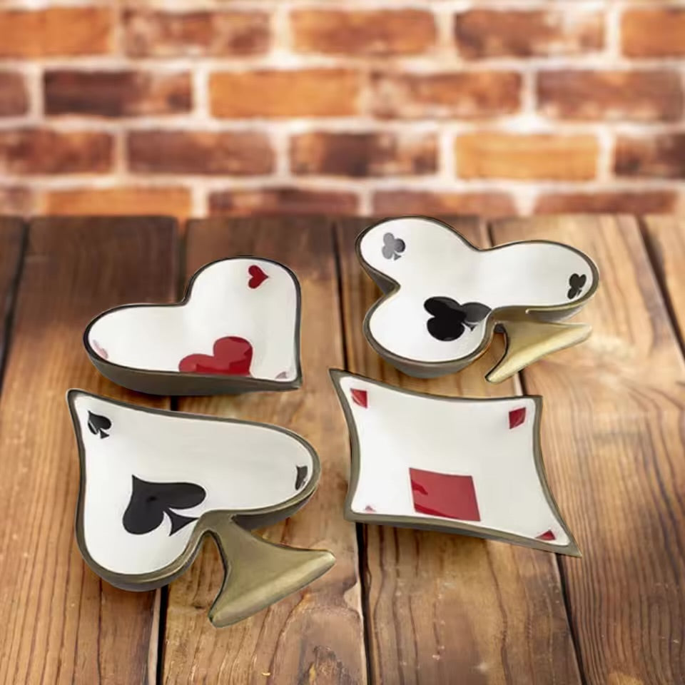 Nuts Card plates set of 4