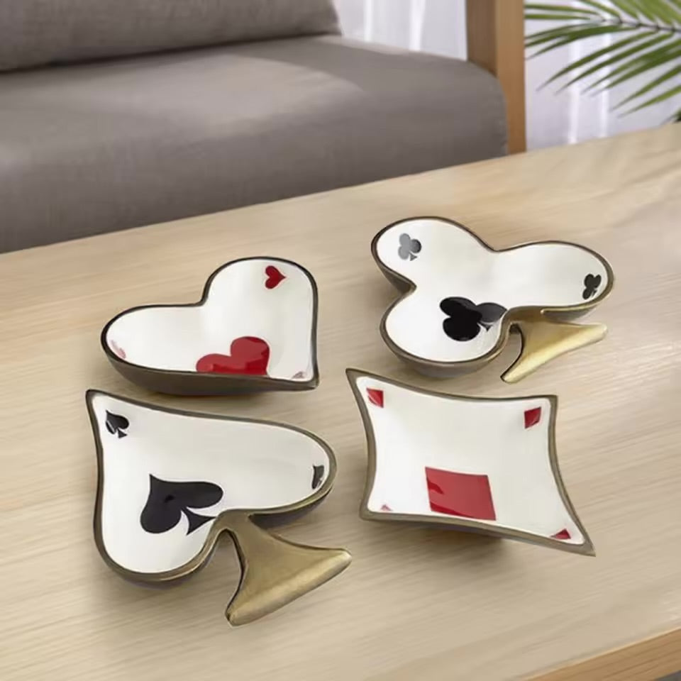 Nuts Card plates set of 4
