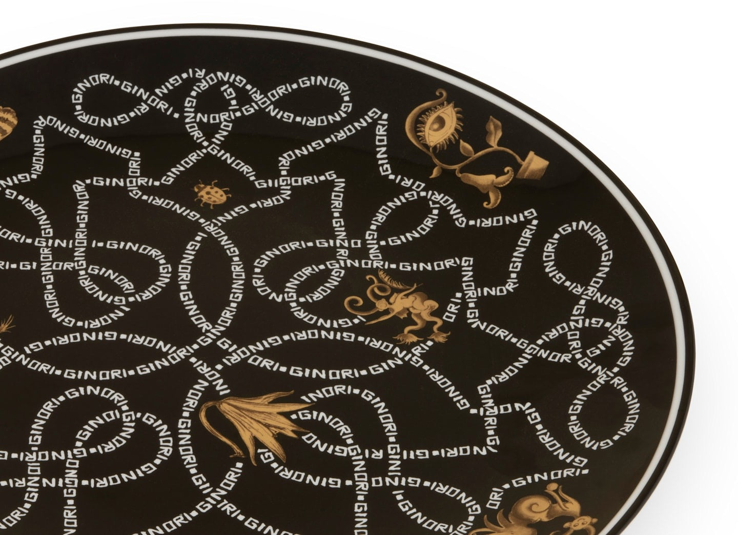 CHARGER PLATE NERO set of 12