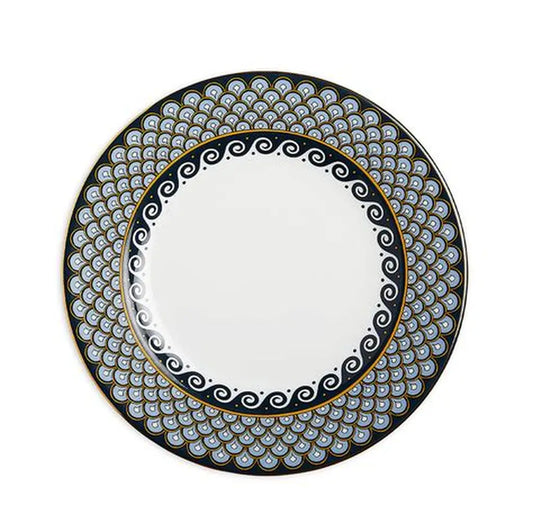 Dessert Plates Set Of 2 Napoli midnight blue in Porcelain