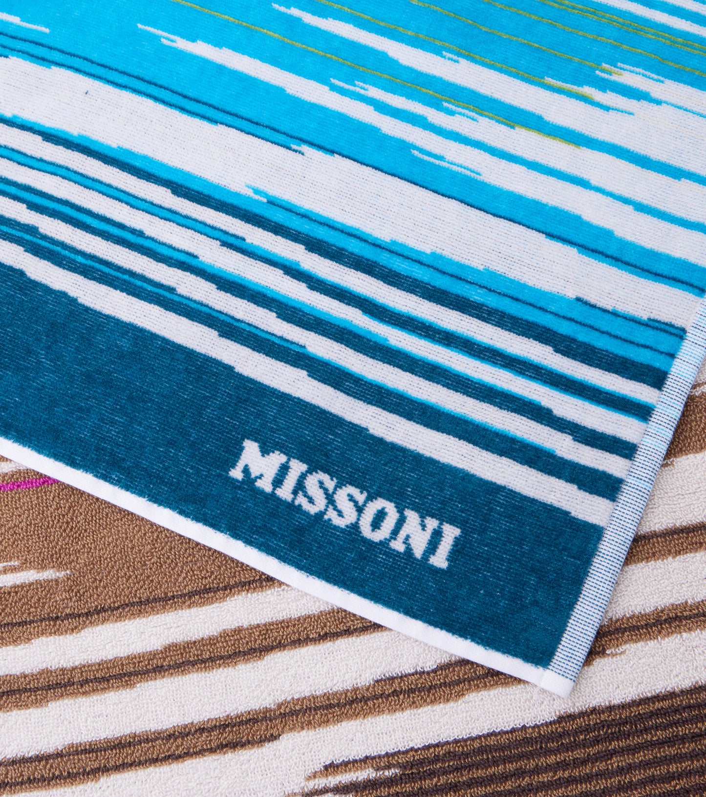 Fiammetta cotton terry beach towel