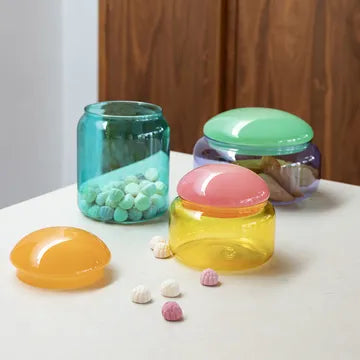 jar puffy turquoise