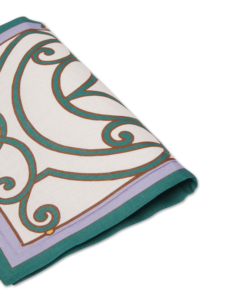 Cortile Ivory in Linen Placemat Set Of 2