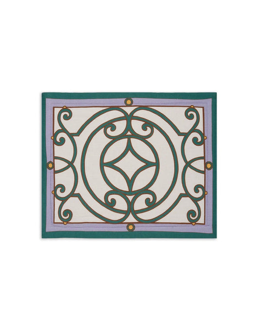 Cortile Ivory in Linen Placemat Set Of 2