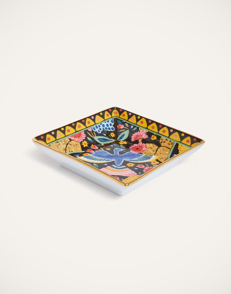 Colombo Black in Porcelain - Trinket Tray - Small
