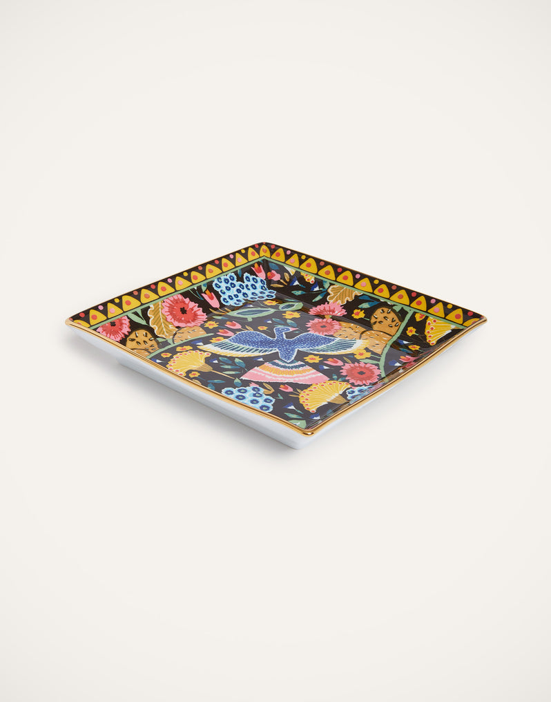 Colombo Black in Porcelain - Trinket Tray