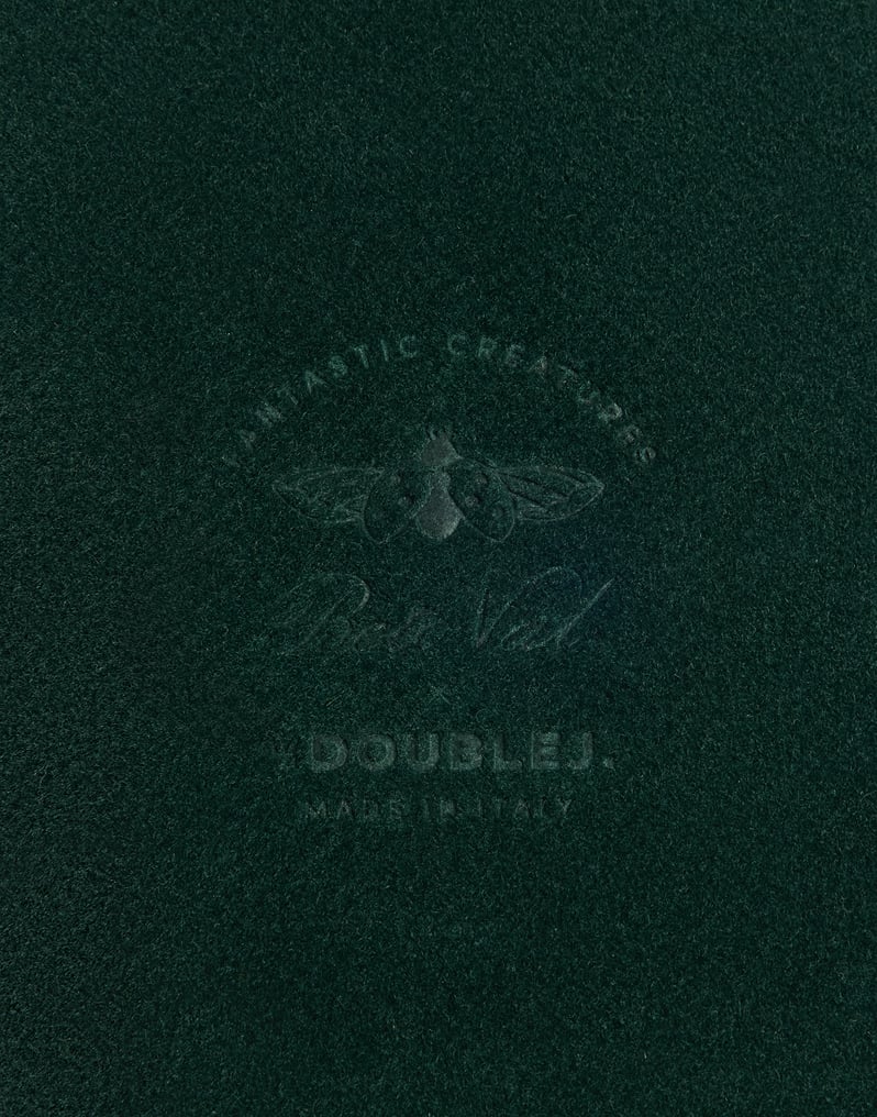 Trinket Tray Leafflyer Saffron in Porcelain