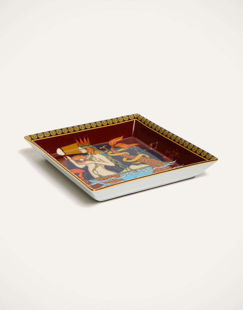 The Mermaid Bordeaux in Porcelain - Trinket Tray