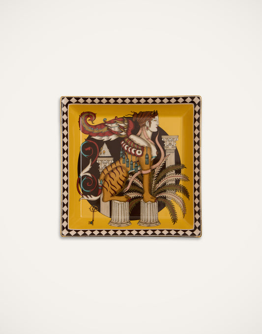 The Sphynx Saffron in Porcelain - Trinket Tray