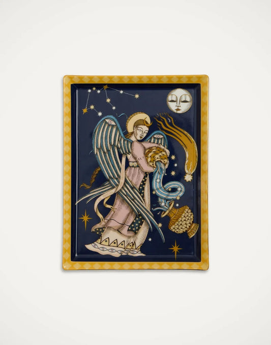 The Angel Midnight Blue in Porcelain - Trinket Tray
