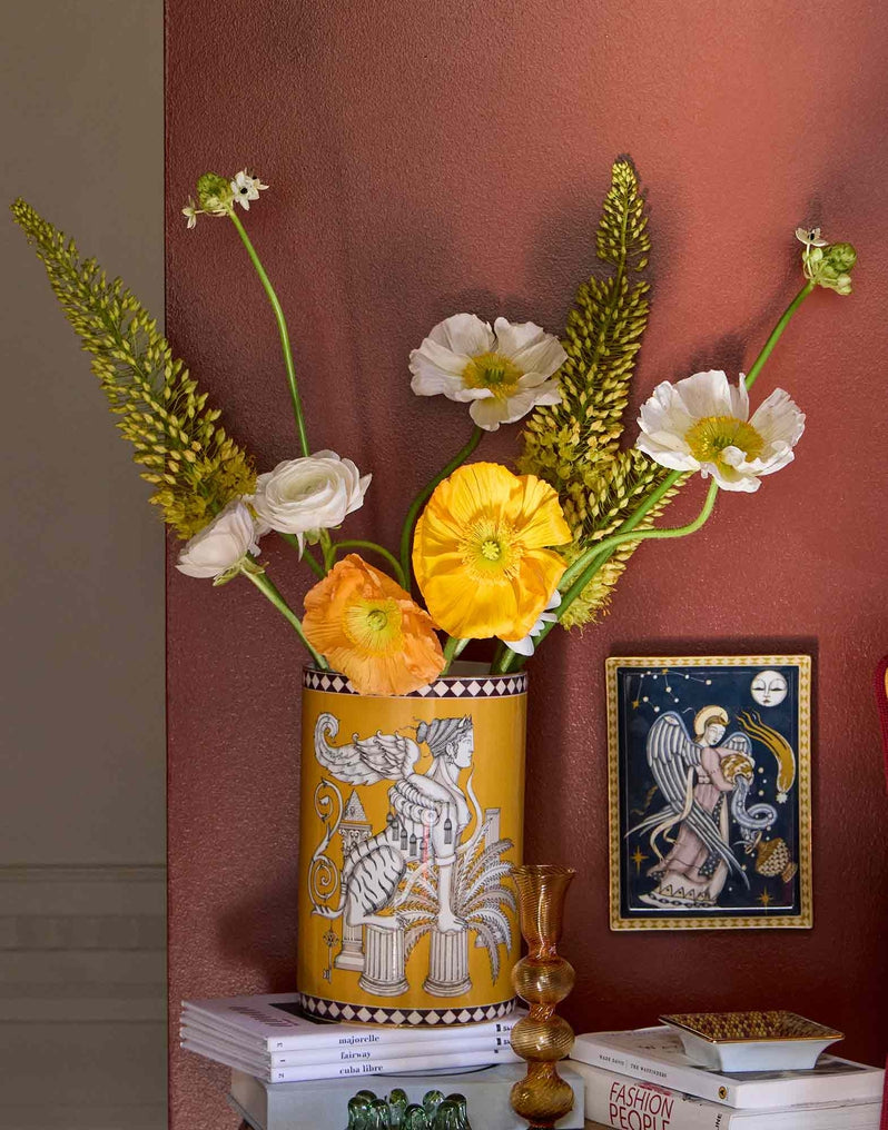 The Angel Midnight Blue in Porcelain - Trinket Tray