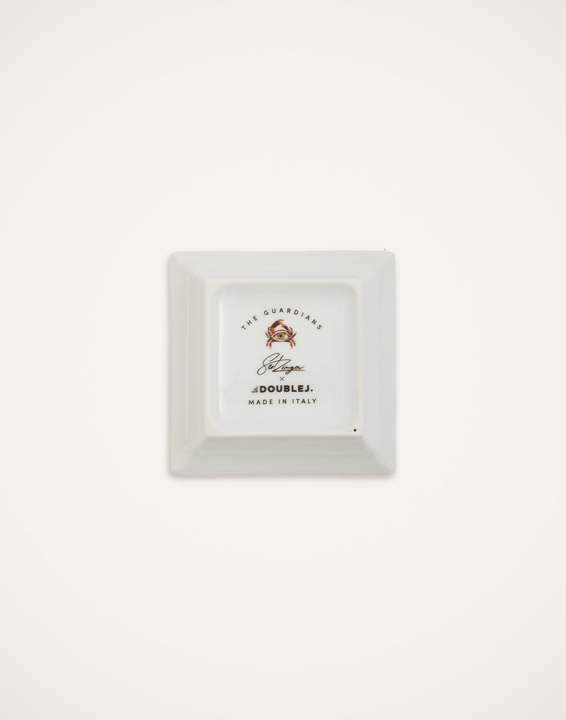 The Keys Bordeaux in Porcelain - Mini Trinket Tray
