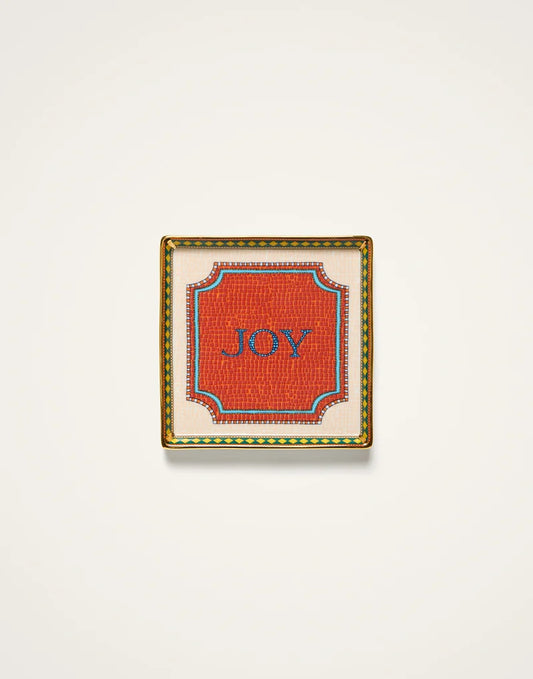 Mini Tray Joy Coral in Porcelain