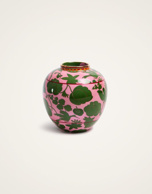 Small Bubble Vase Wildbird Pink in Porcelain