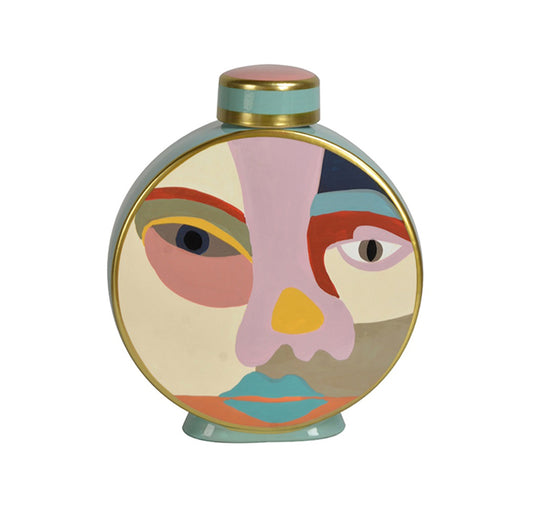 Lidded Jar Miro Round