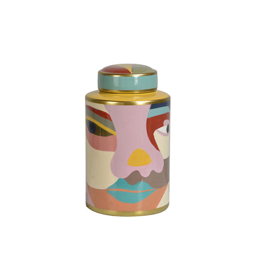 Lidded Jar Miro Small
