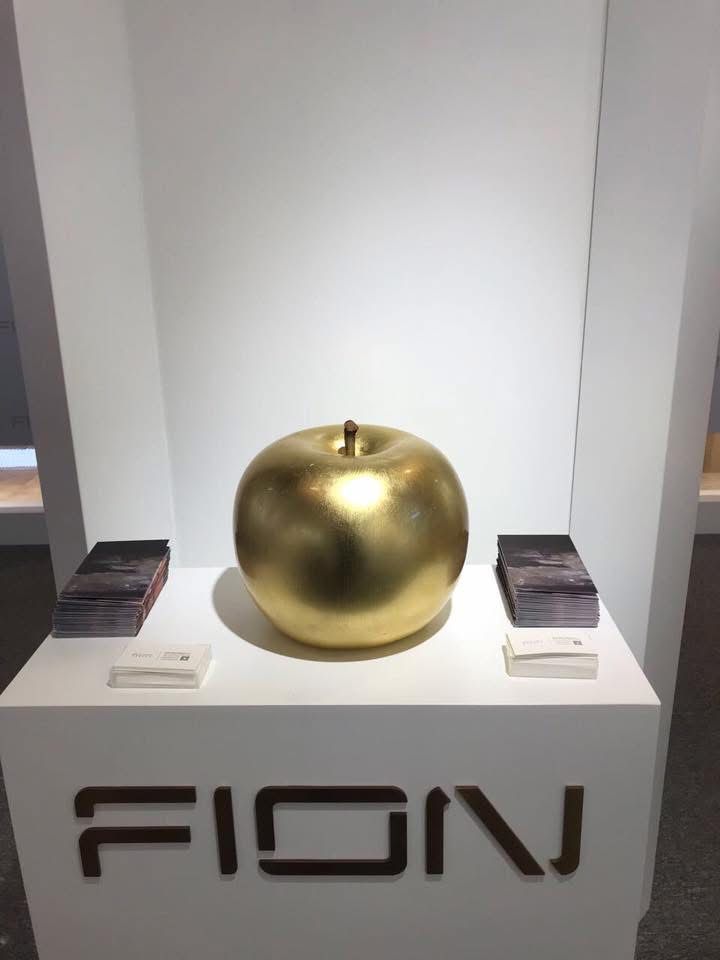 Gold plated Apple Medium