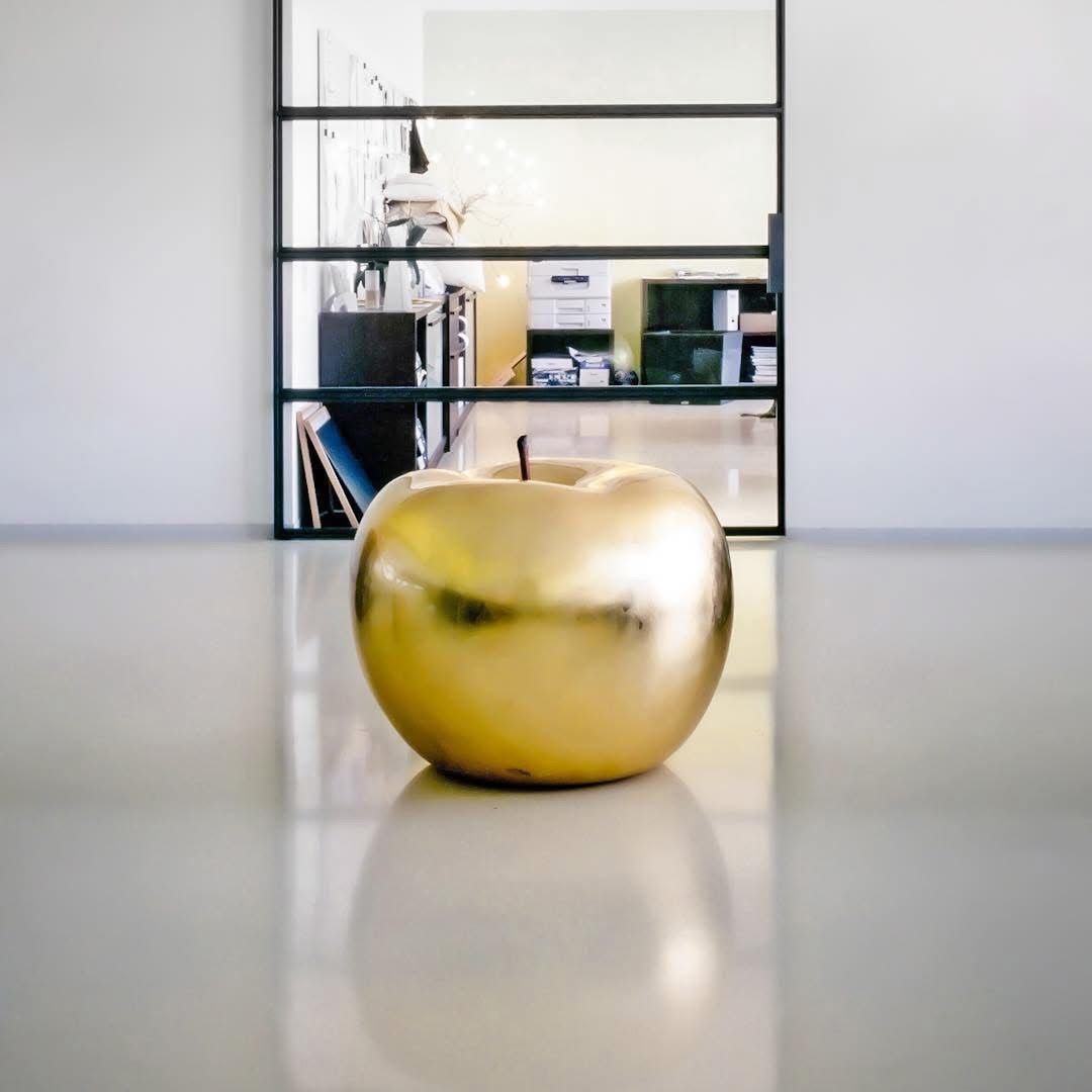 Gold plated Apple Large