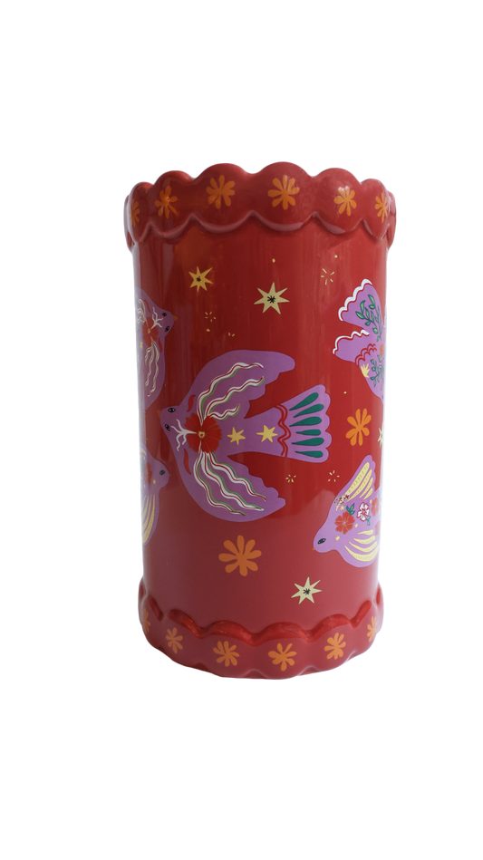 BIRD VASE