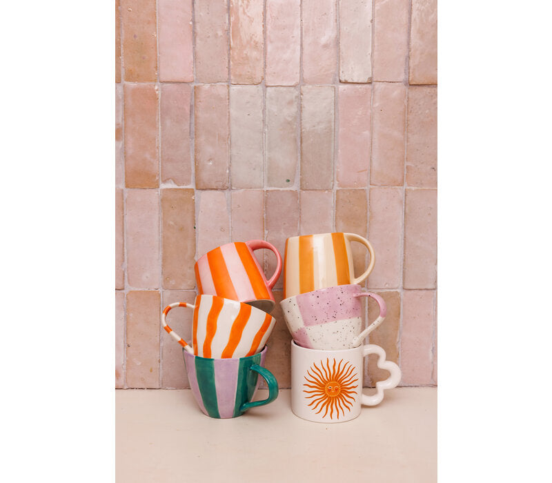 Mug Sunny Face Orange