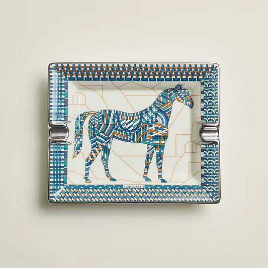 Hermes - Cheval Blue Ashtray