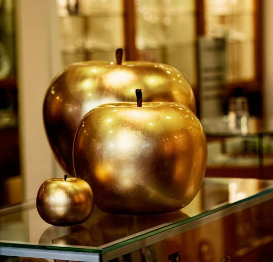 Gold plated Apple Medium