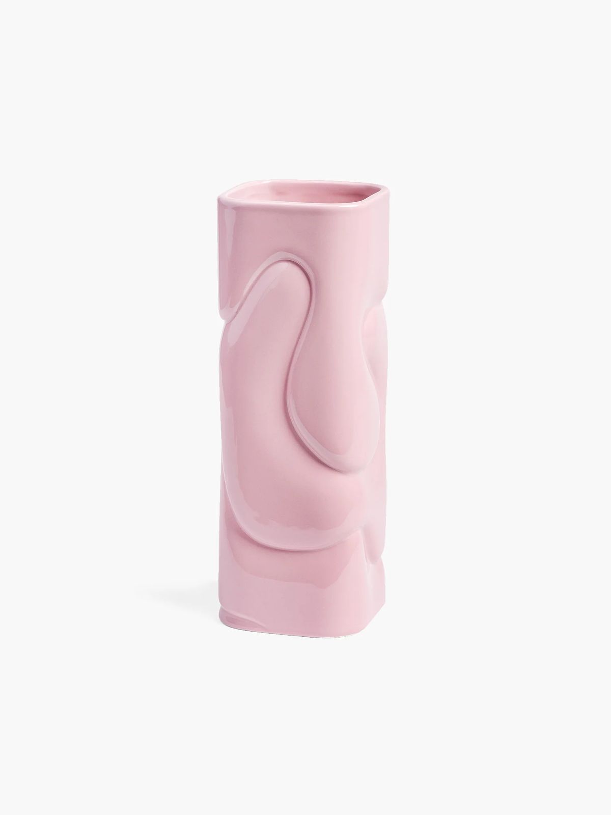Pink Puffy Vase