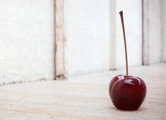 Cherry sculpture by Lisa Pappon