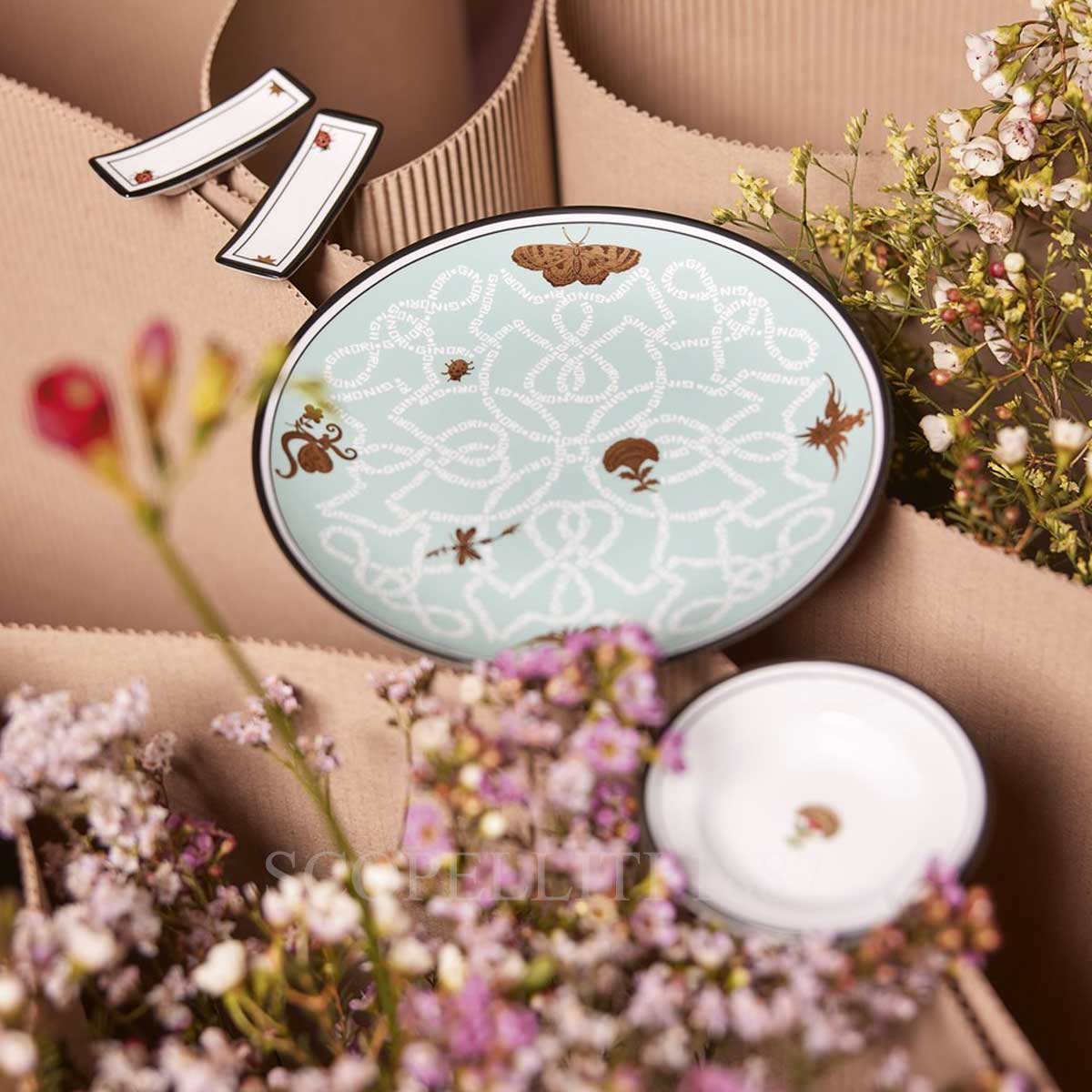 Ginori Presentation Plate Arcadia Green