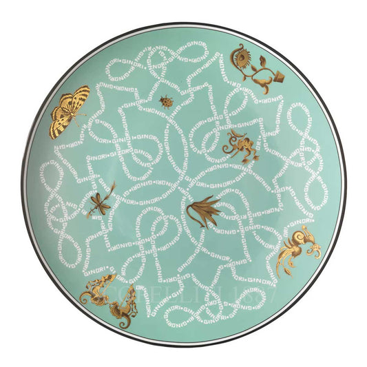 Ginori Presentation Plate Arcadia Green