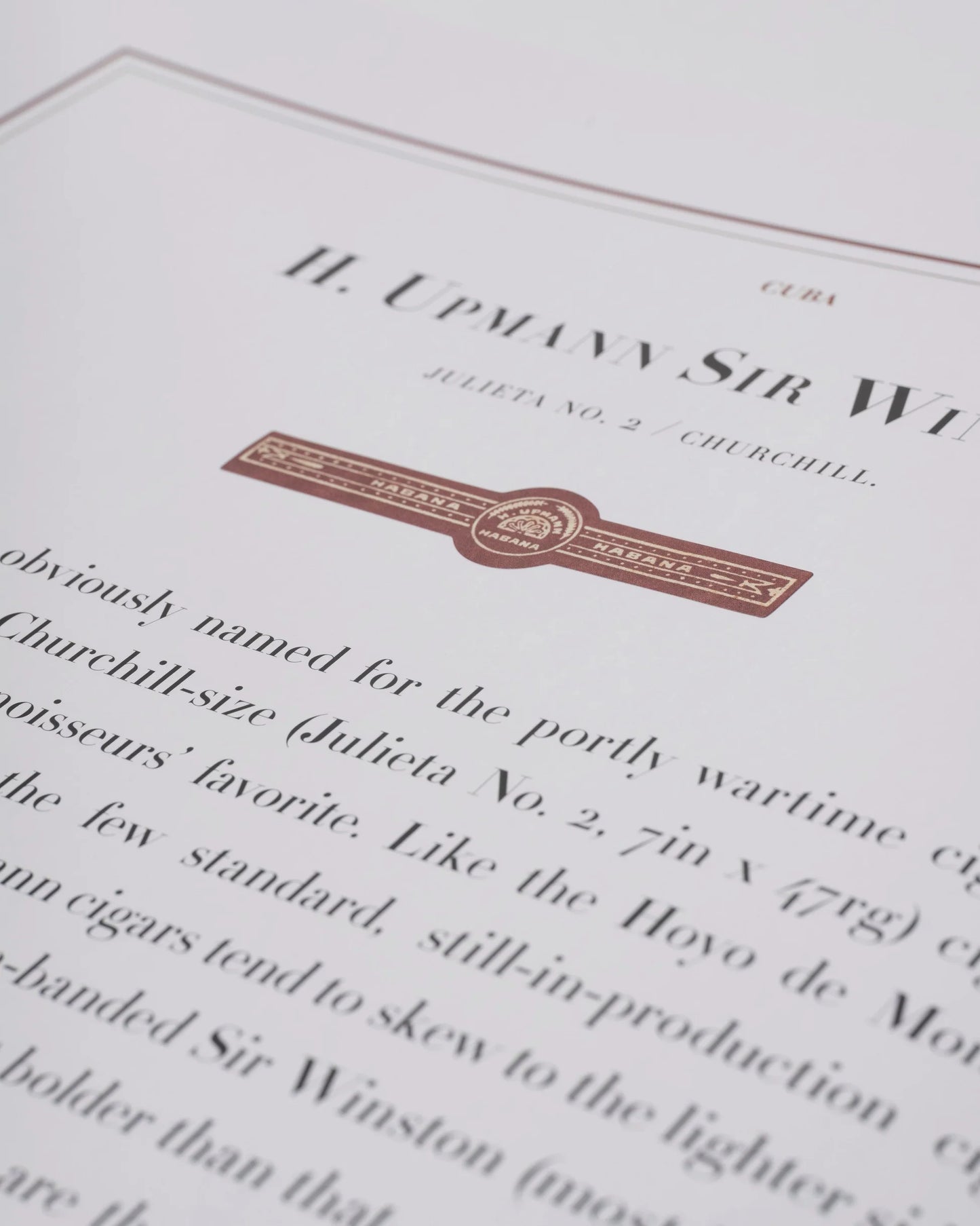 THE IMPOSSIBLE COLLECTION OF CIGARS