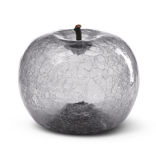 crackled glass apple large zirconium